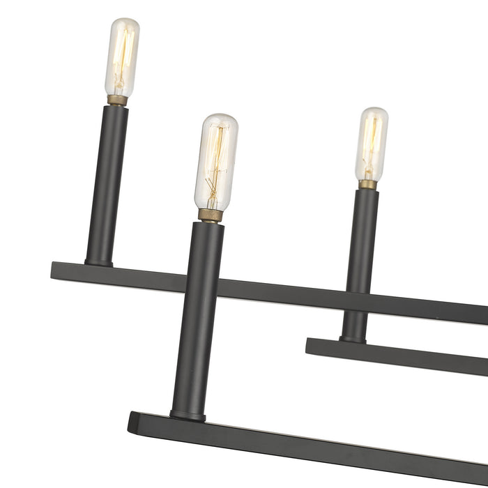 Acclaim Lighting IN20026BK Eight Light Chandelier, Black