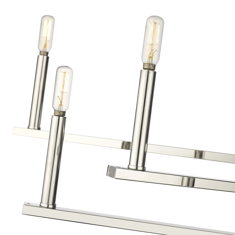 Acclaim Lighting IN20026PN Eight Light Chandelier, Polished Nickel