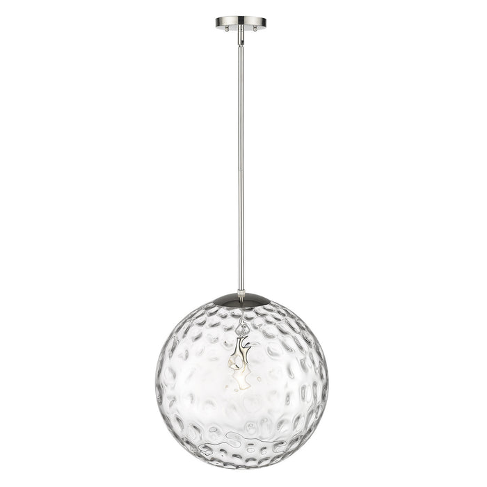 Acclaim Lighting IN20046PN One Light Pendant, Polished Nickel