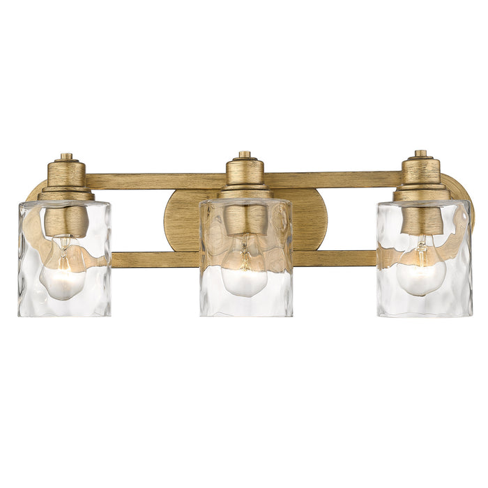 Acclaim Lighting IN40057AG Three Light Bath Vanity, Antique Gold