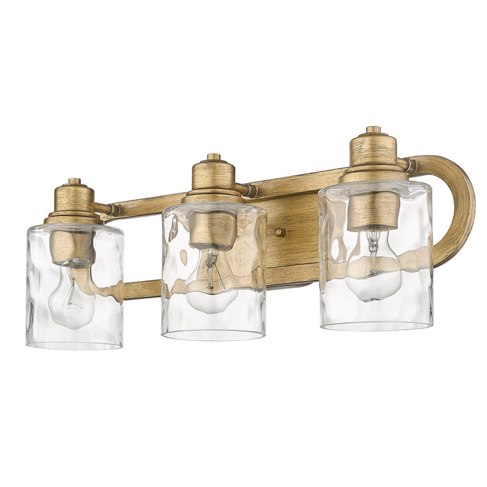Acclaim Lighting IN40057AG Three Light Bath Vanity, Antique Gold