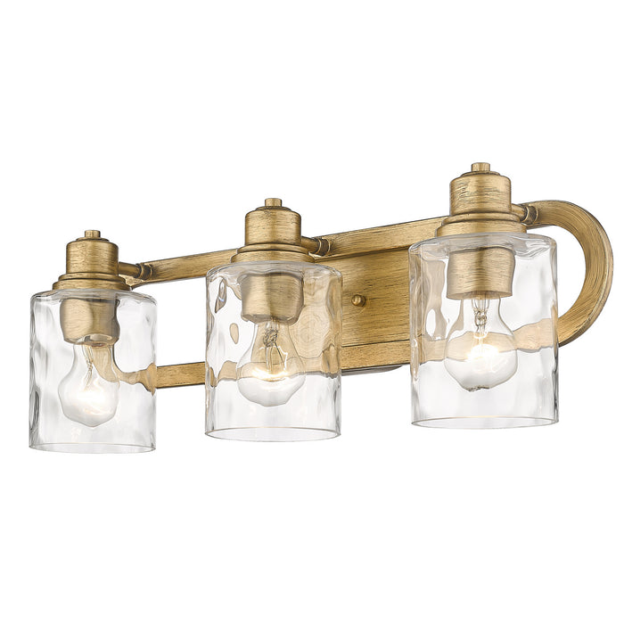 Acclaim Lighting IN40057AG Three Light Bath Vanity, Antique Gold