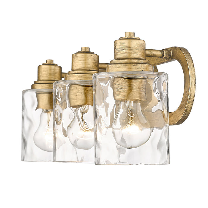 Acclaim Lighting IN40057AG Three Light Bath Vanity, Antique Gold