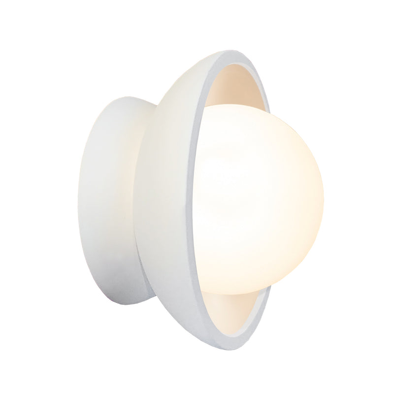 Justice Designs CER-3035-BIS One Light Wall Sconce, Bisque