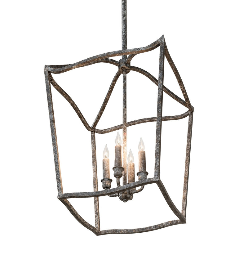Meyda Tiffany 253060 Four Light Pendant, Ash