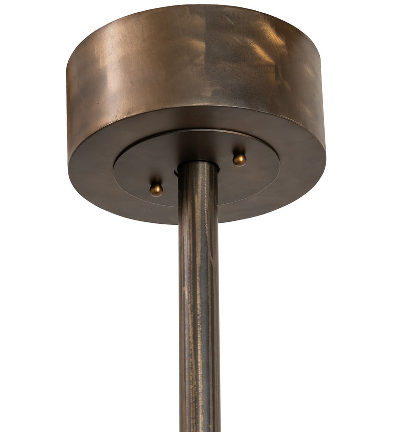 Meyda Tiffany 253317 15 Light Chandelier, Antique Copper With Green Needles