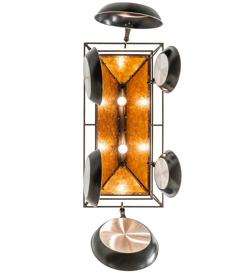 Meyda Tiffany 254426 Two Light Pot Rack, Antique Copper