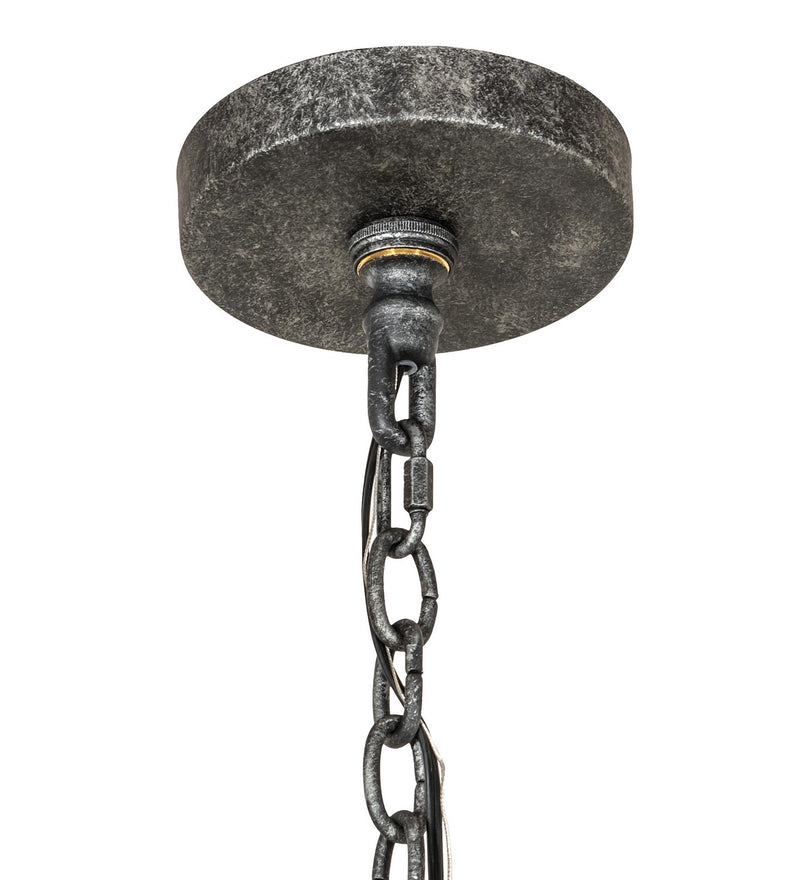 Meyda Tiffany 256204 12 Light Chandelier, Gunmetal
