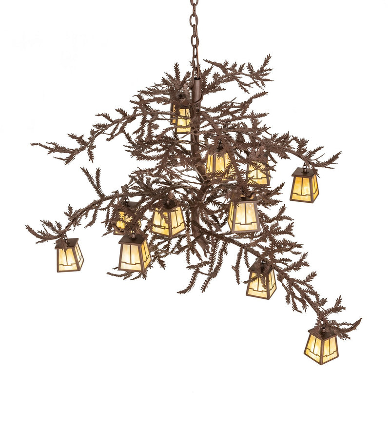 Meyda Tiffany 256238 12 Light Chandelier, Caf Noir