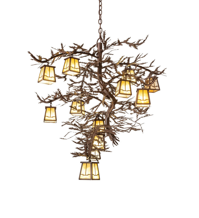 Meyda Tiffany 256238 12 Light Chandelier, Caf Noir
