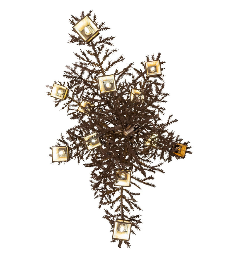 Meyda Tiffany 256238 12 Light Chandelier, Caf Noir