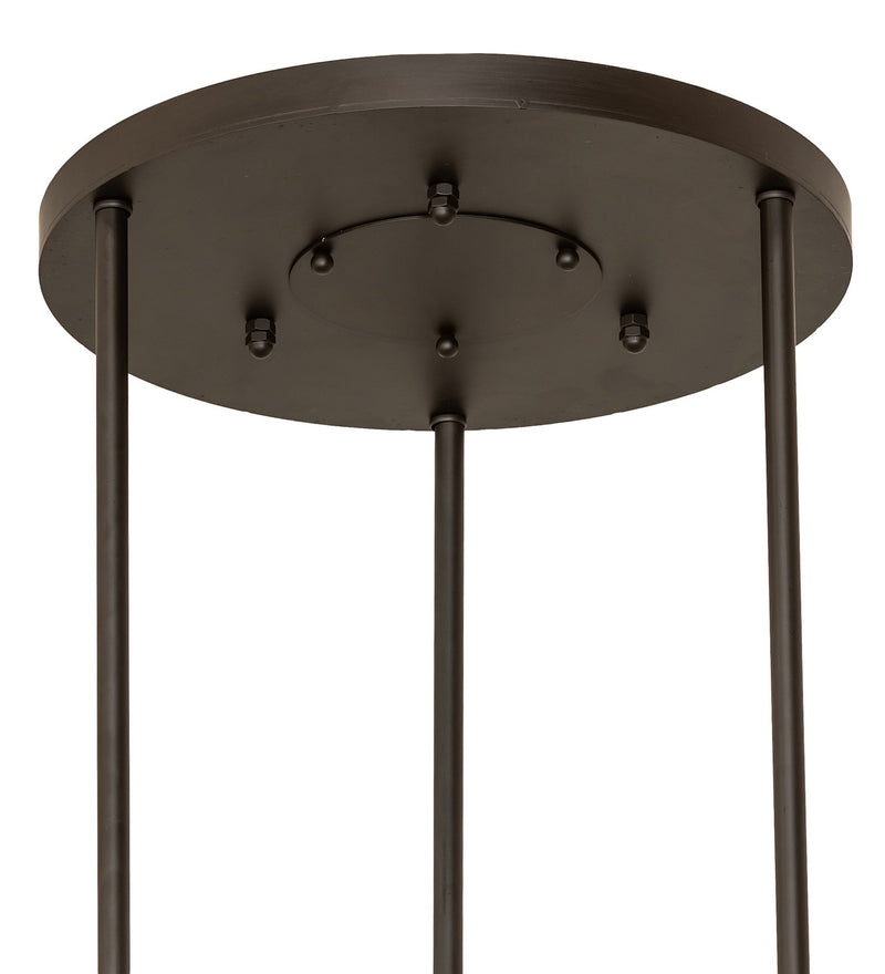 Meyda Tiffany 257010 Nine Light Chandelier, Oil Rubbed Bronze