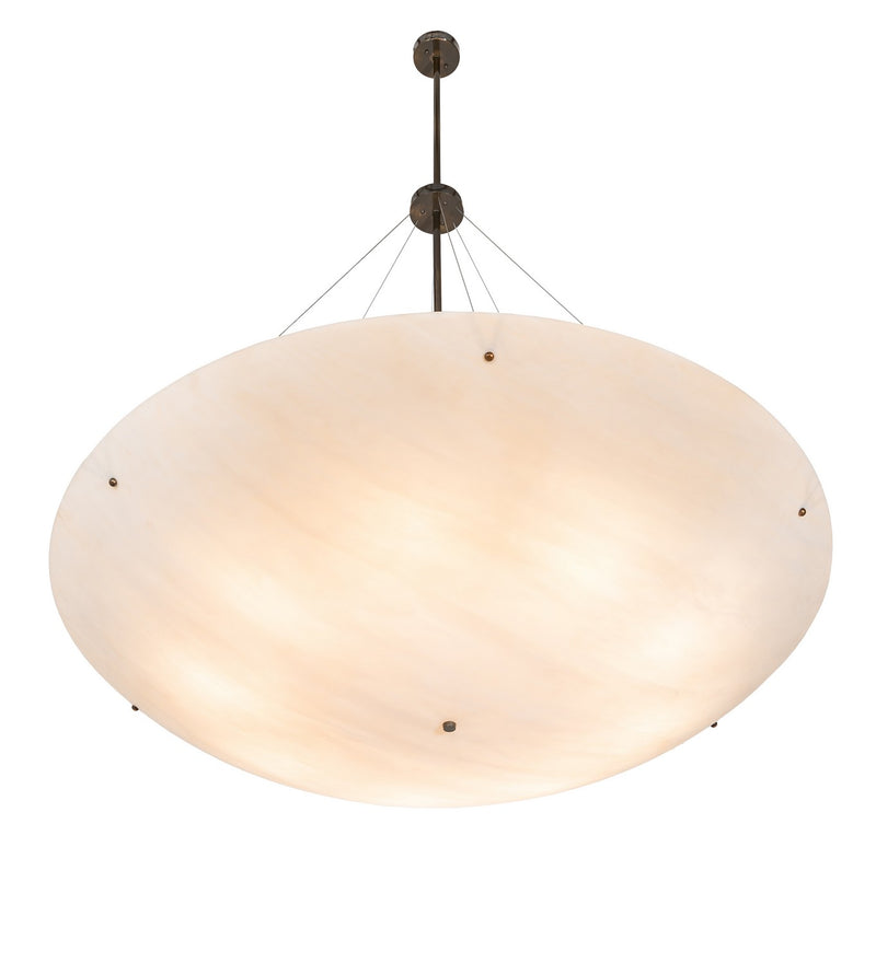 Meyda Tiffany 258527 Nine Light Pendant, Antique Brass Gloss