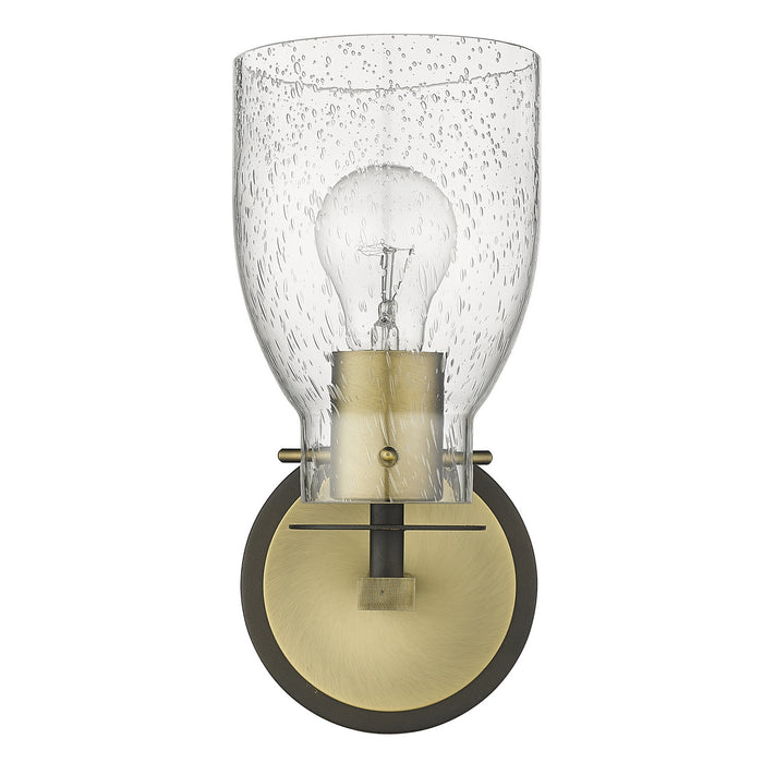 Acclaim Lighting IN40003ORB One Light Vanity, Oil Rubbed Bronze and Antique Brass