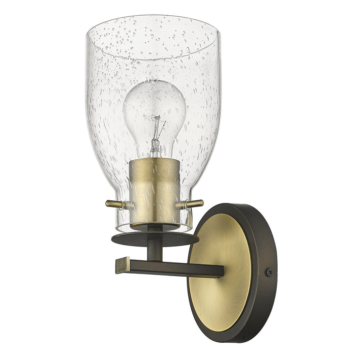 Acclaim Lighting IN40003ORB One Light Vanity, Oil Rubbed Bronze and Antique Brass