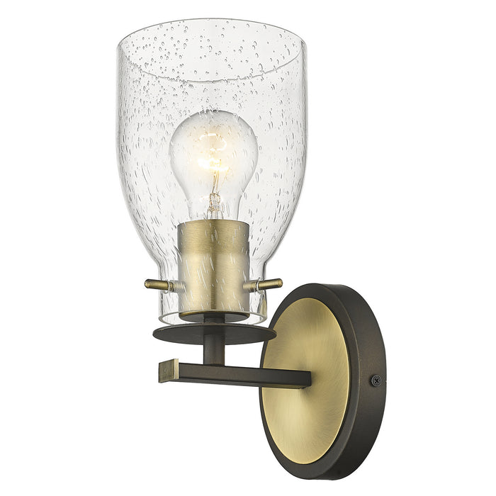 Acclaim Lighting IN40003ORB One Light Vanity, Oil Rubbed Bronze and Antique Brass