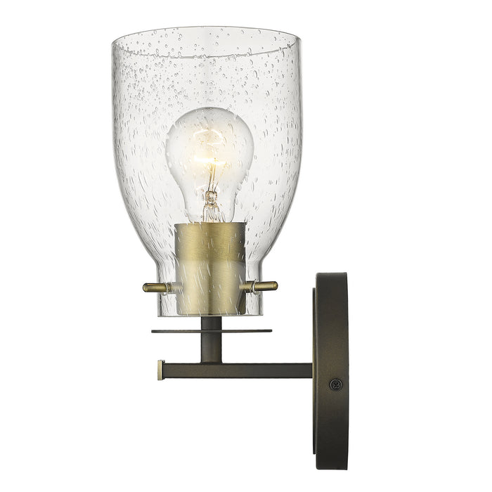 Acclaim Lighting IN40003ORB One Light Vanity, Oil Rubbed Bronze and Antique Brass