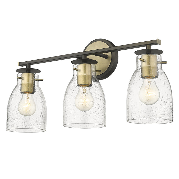 Acclaim Lighting IN40005ORB Three Light Vanity, Oil Rubbed Bronze and Antique Brass