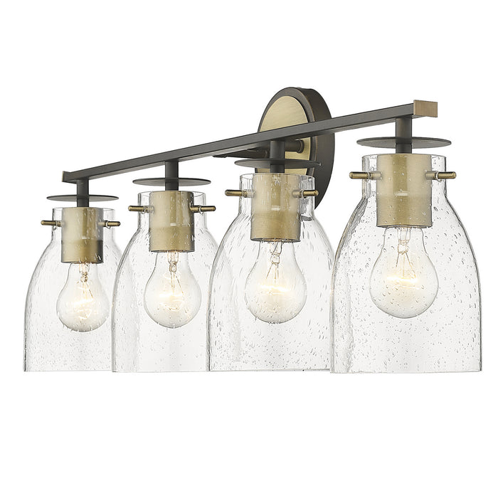 Acclaim Lighting IN40006ORB Four Light Vanity, Oil Rubbed Bronze and Antique Brass