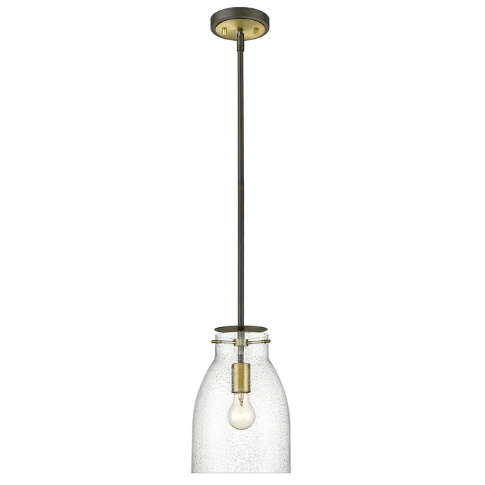 Acclaim Lighting IN20000ORB One Light Pendant, Oil Rubbed Bronze and Antique Brass