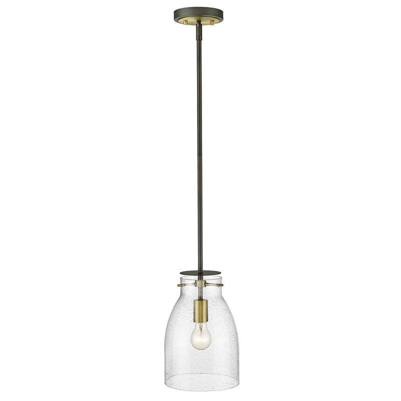Acclaim Lighting IN20000ORB One Light Pendant, Oil Rubbed Bronze and Antique Brass