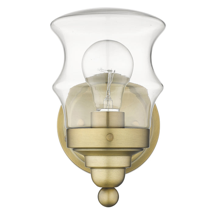 Acclaim Lighting IN40071ATB One Light Vanity, Antique Brass