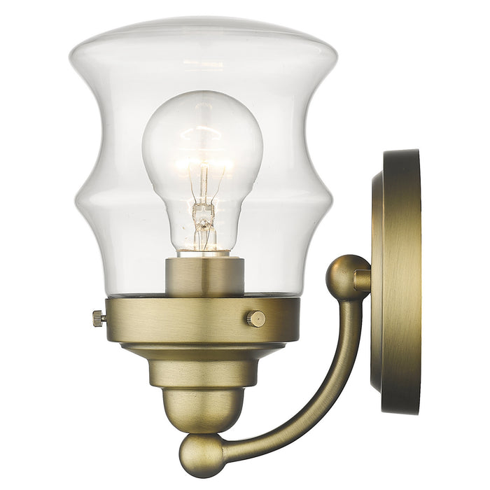 Acclaim Lighting IN40071ATB One Light Vanity, Antique Brass
