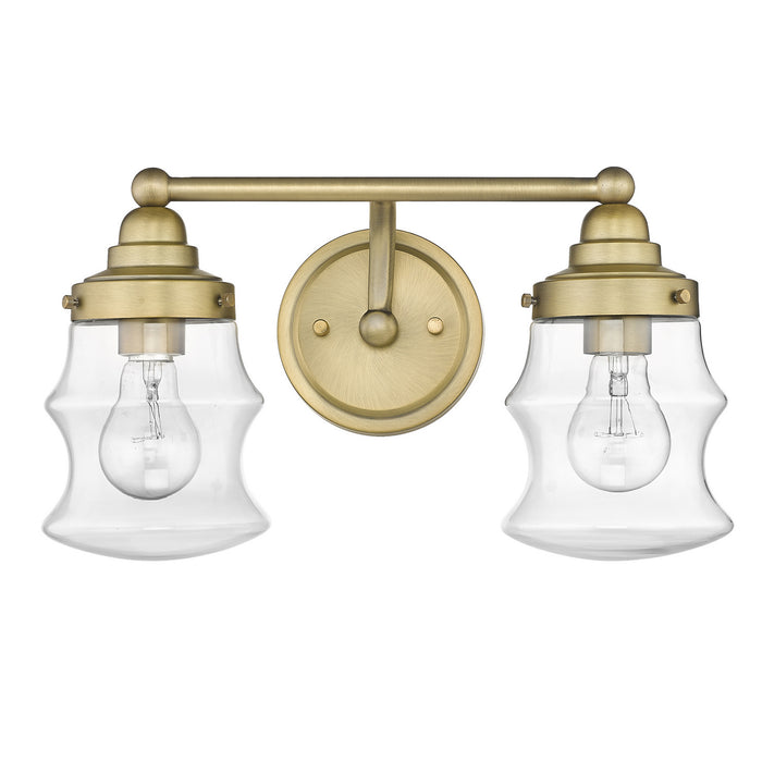 Acclaim Lighting IN40072ATB Two Light Vanity, Antique Brass