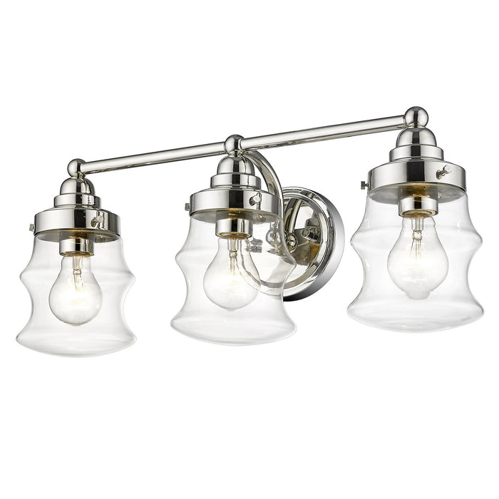 Acclaim Lighting IN40073PN Three Light Vanity, Polished Nickel