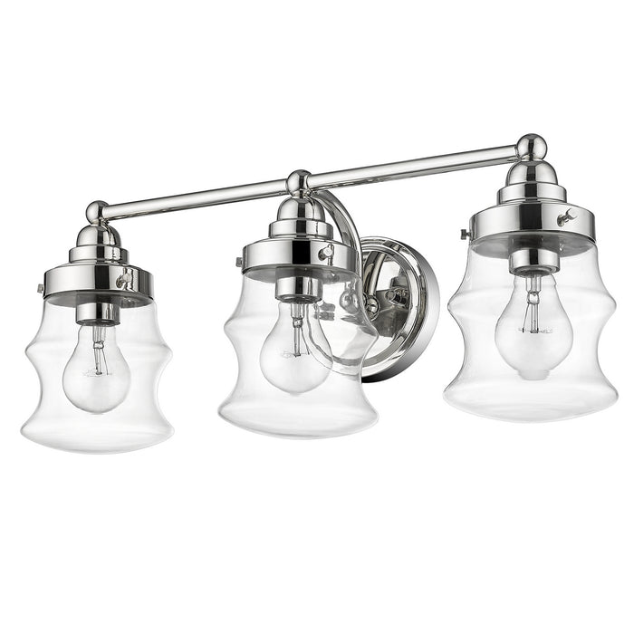 Acclaim Lighting IN40073PN Three Light Vanity, Polished Nickel