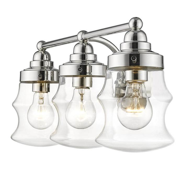 Acclaim Lighting IN40073PN Three Light Vanity, Polished Nickel