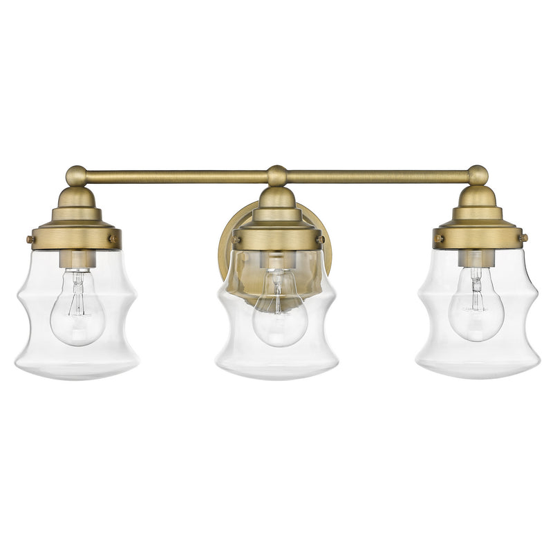 Acclaim Lighting IN40073ATB Three Light Vanity, Antique Brass