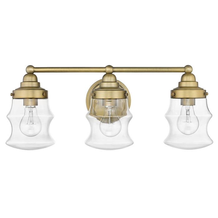 Acclaim Lighting IN40073ATB Three Light Vanity, Antique Brass