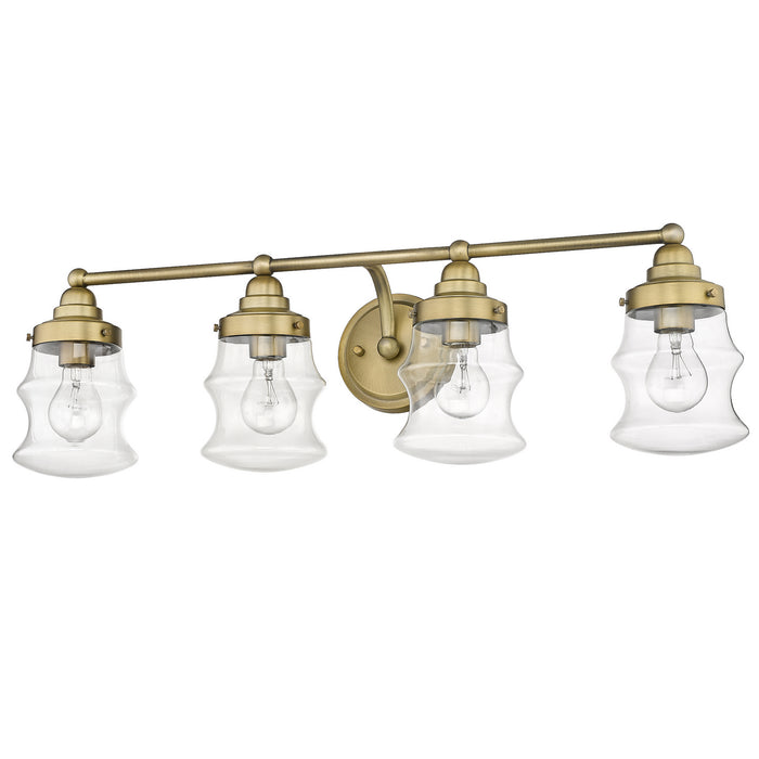 Acclaim Lighting IN40074ATB Four Light Vanity, Antique Brass