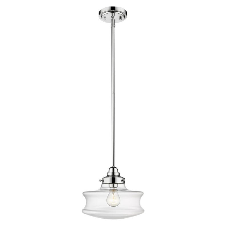 Acclaim Lighting IN20070PN One Light Convertible Semi-Flush, Polished Nickel