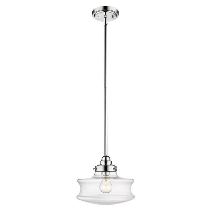 Acclaim Lighting IN20070PN One Light Convertible Semi-Flush, Polished Nickel