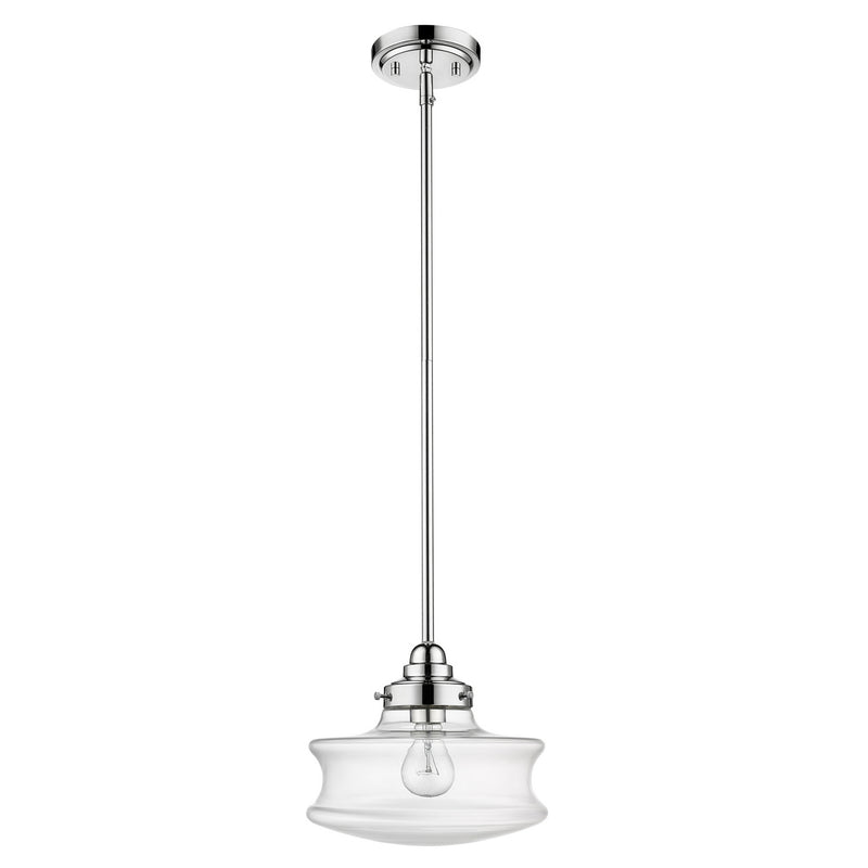 Acclaim Lighting IN20070PN One Light Convertible Semi-Flush, Polished Nickel