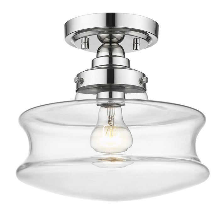 Acclaim Lighting IN20070PN One Light Convertible Semi-Flush, Polished Nickel