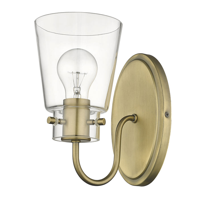 Acclaim Lighting IN40090ATB One Light Vanity, Antique Brass