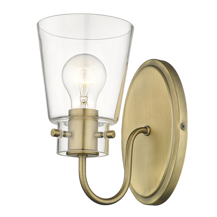 Acclaim Lighting IN40090ATB One Light Vanity, Antique Brass