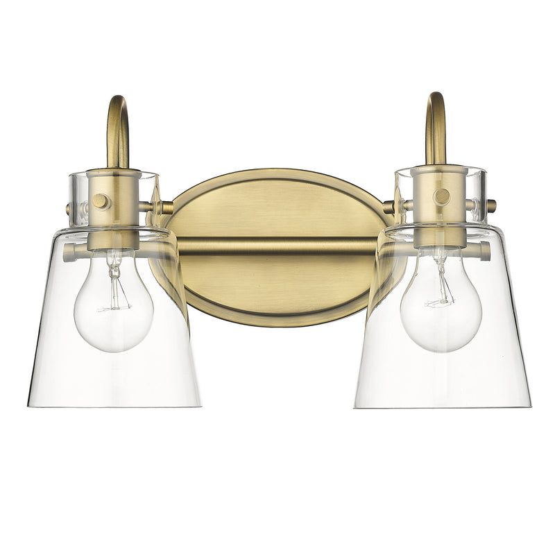 Acclaim Lighting IN40091ATB Two Light Vanity, Antique Brass