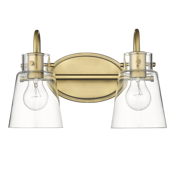 Acclaim Lighting IN40091ATB Two Light Vanity, Antique Brass