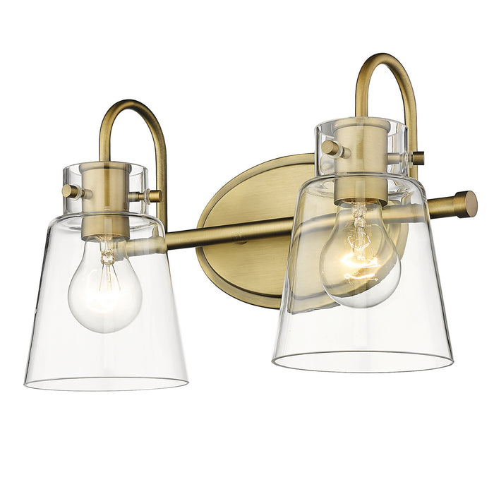 Acclaim Lighting IN40091ATB Two Light Vanity, Antique Brass