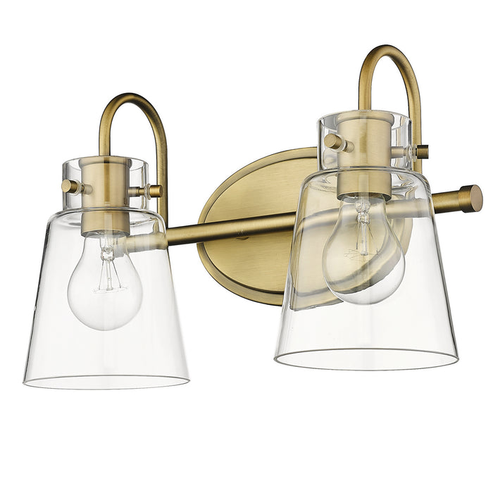 Acclaim Lighting IN40091ATB Two Light Vanity, Antique Brass