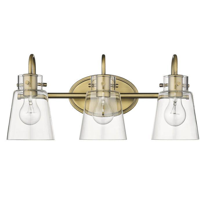 Acclaim Lighting IN40092ATB Three Light Vanity, Antique Brass