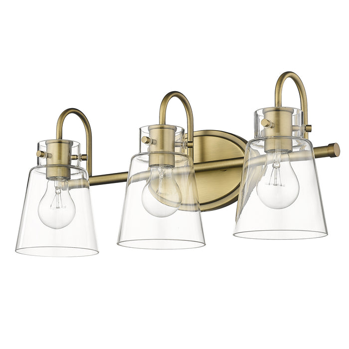 Acclaim Lighting IN40092ATB Three Light Vanity, Antique Brass