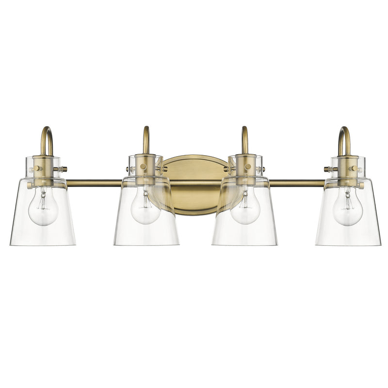 Acclaim Lighting IN40093ATB Four Light Vanity, Antique Brass