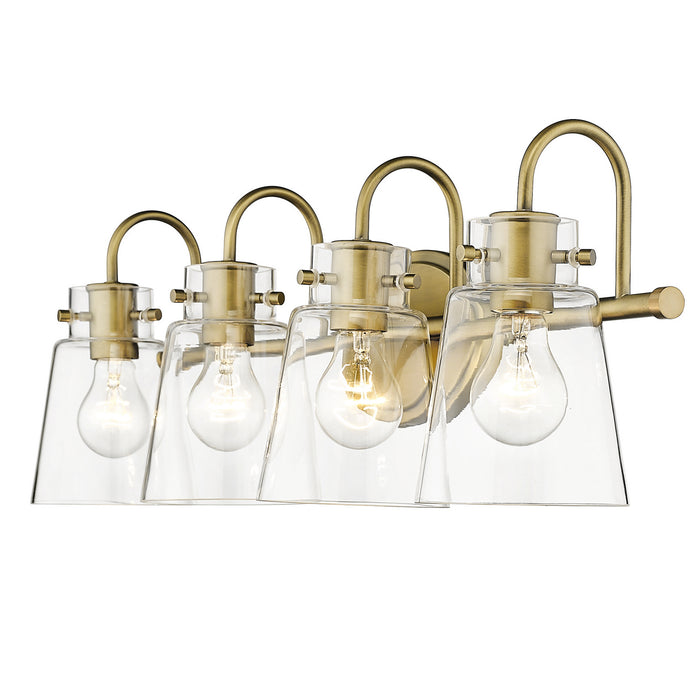 Acclaim Lighting IN40093ATB Four Light Vanity, Antique Brass
