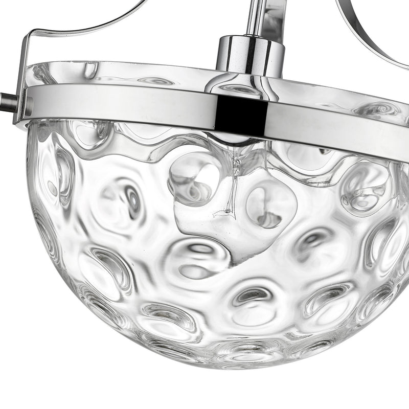 Acclaim Lighting IN60099PN One Light Semi-Flush Mount, Polished Nickel