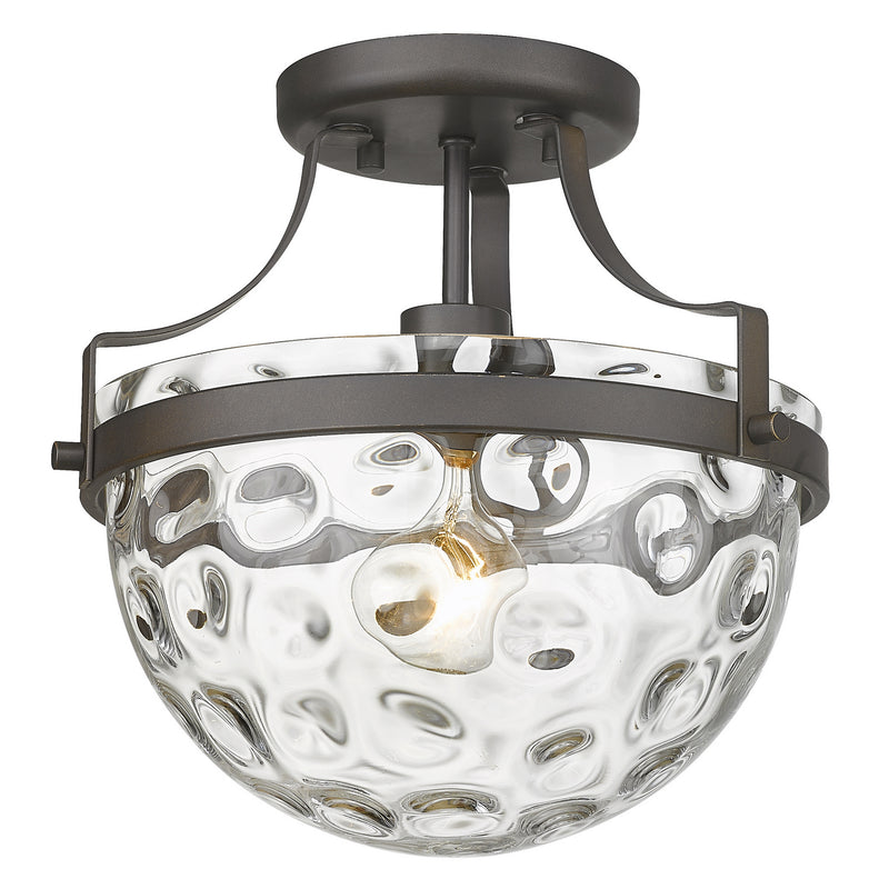 Acclaim Lighting IN60099ORB One Light Semi-Flush Mount, Oil Rubbed Bronze